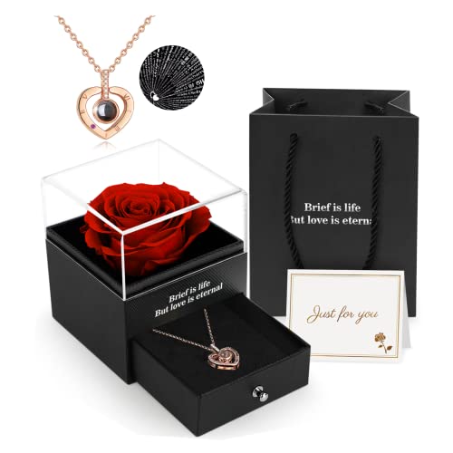 I Love You" Eternal Rose Gift Box
