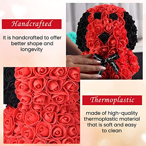 Handmade Eco-Friendly Rose Teddy Bear Bouquet