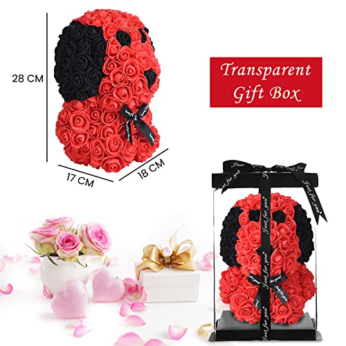 Handmade Eco-Friendly Rose Teddy Bear Bouquet