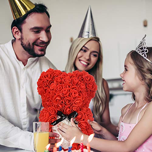 Flower-Filled Rose Bear for Gifting