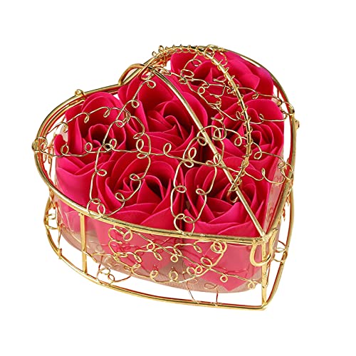 Valentine's Day Artificial Rose Bouquet - Carmine