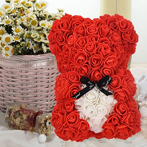 Flower-Filled Rose Bear for Gifting