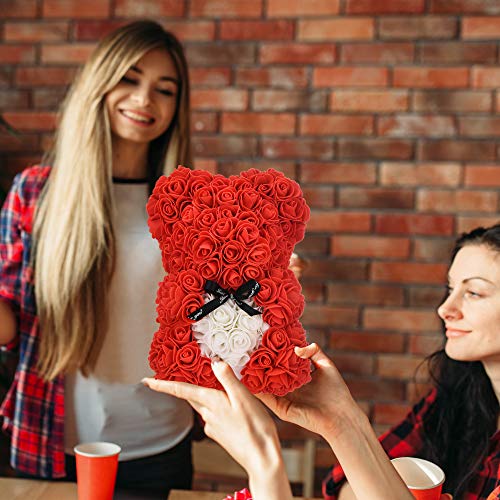 Flower-Filled Rose Bear for Gifting