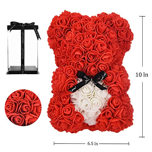 Flower-Filled Rose Bear for Gifting