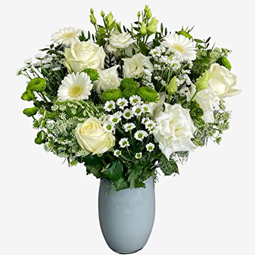 Treasured Memories Hand Tied Bouquet with Vase