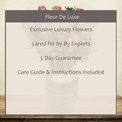 Lilac Rose Bouquet Beautiful Fresh Flowers, Fresh Flowers Delivered Next Day Prime Delivery, Flowers Fresh Bouquet, Perfect for Birthdays, Anniversaries and Thank You Gifts.