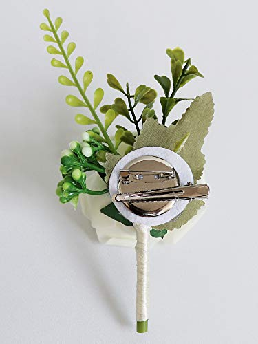 Wedding Boutonniere - Artificial Rose Corsages