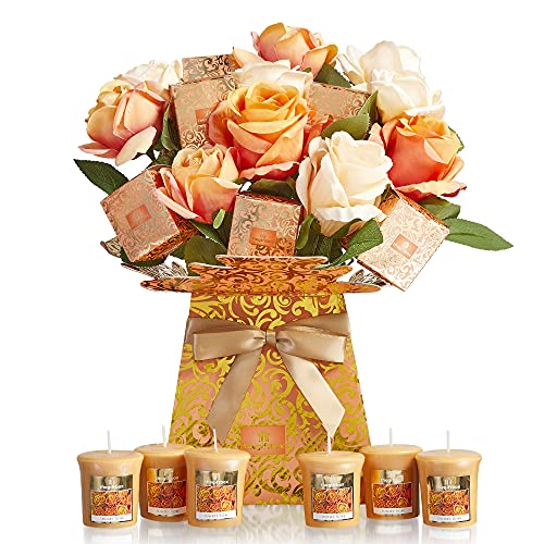 Luxury SunsetRose Bouquet for Mum and Women