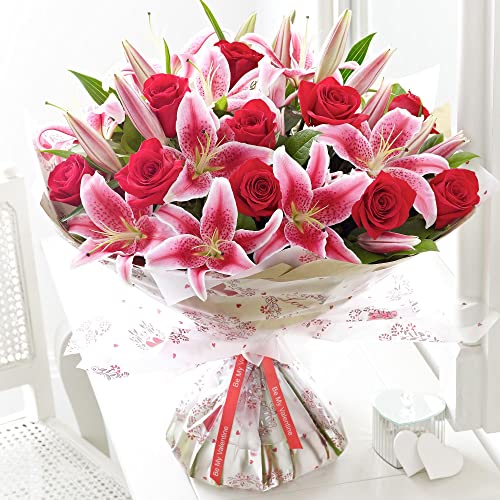 Best Rose and Lily Bouquet