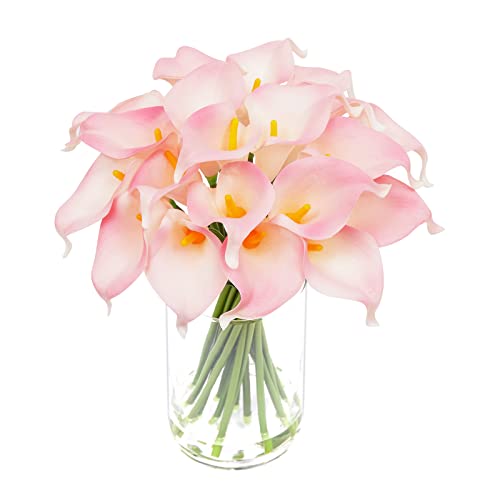 Artificial Calla Lily Bouquet in Pink