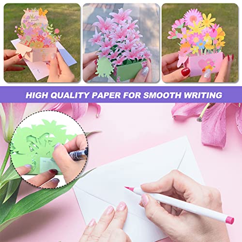 Lily Flower Pop Up Greeting Card