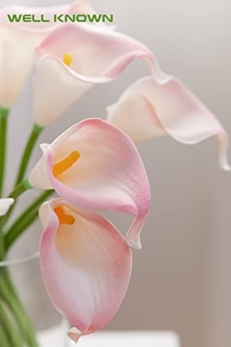 Artificial Calla Lily Bouquet in Pink
