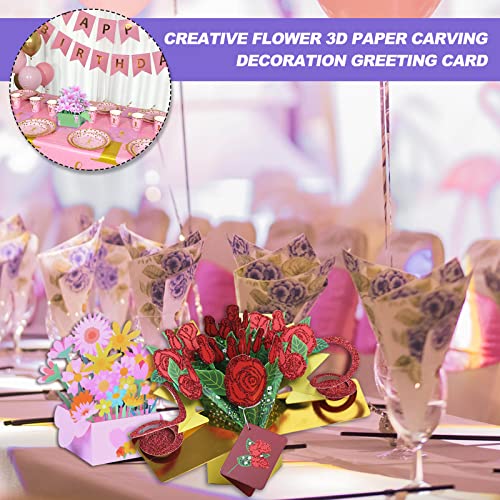 Lily Flower Pop Up Greeting Card