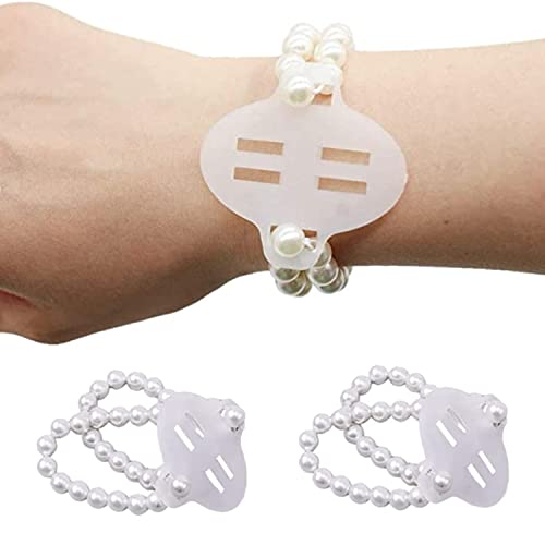 White Pearl Wrist Corsage for Weddings & Festivals