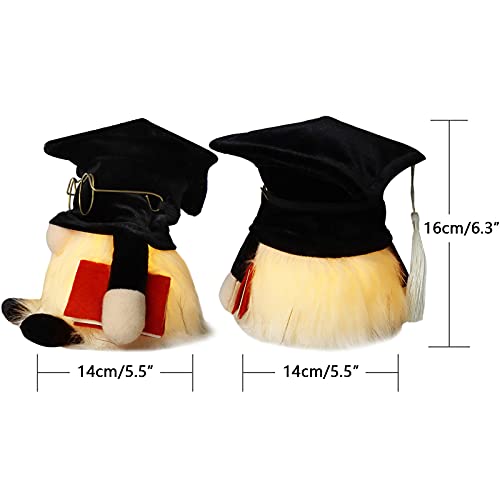 Gehydy 2023 Graduation Gifts Gonk Decorations Student Teacher Handmade Gnome Plush Tomte Congratulations Party Ornament