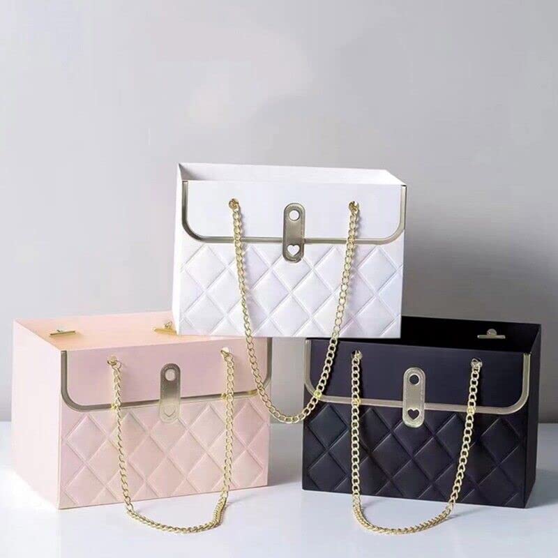 Floral Gift Bags with Handle - Set of 5