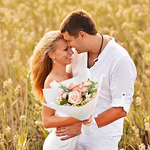 White Matte Floral Wrap for Bouquets