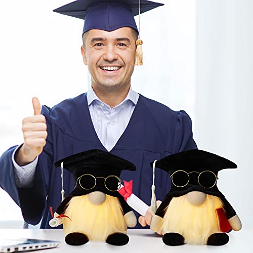 Gehydy 2023 Graduation Gifts Gonk Decorations Student Teacher Handmade Gnome Plush Tomte Congratulations Party Ornament