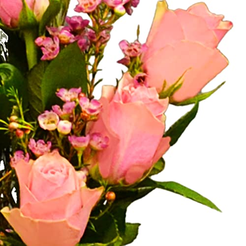 Pink Rose Letterbox Bouquet for Gifting