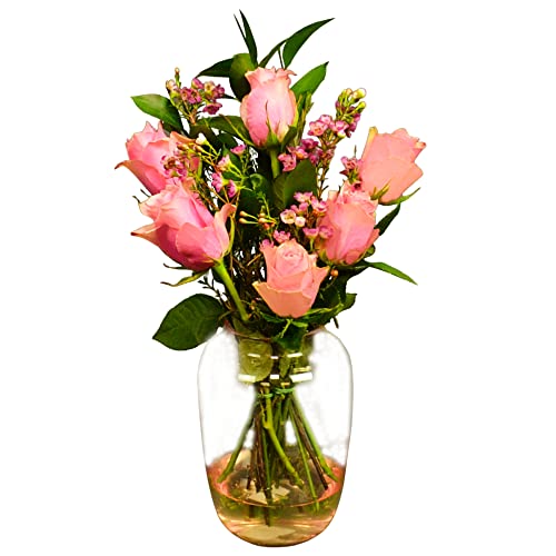 Pink Rose Letterbox Bouquet for Gifting