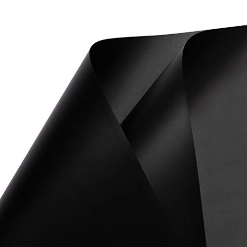 20 Pcs Flower Wrapping Paper Flower Packaging Paper Solid Color Thick Waterproof OPP Matte Paper for DIY Rose Bouquet Wrap Wedding Mother’s Day Valentine's Day Birthday Gift Package(23.5 * 23.5 Inch)