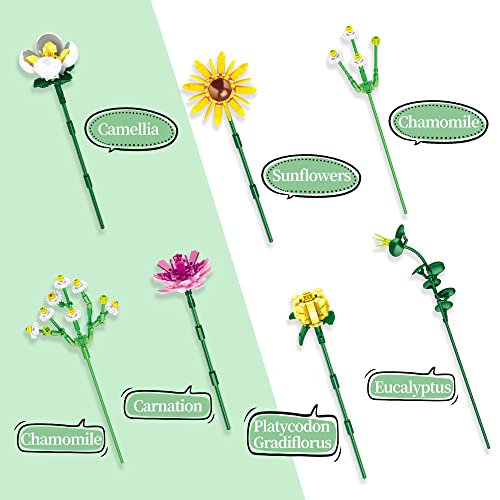 Artificial Flower Building Set for Home Décor