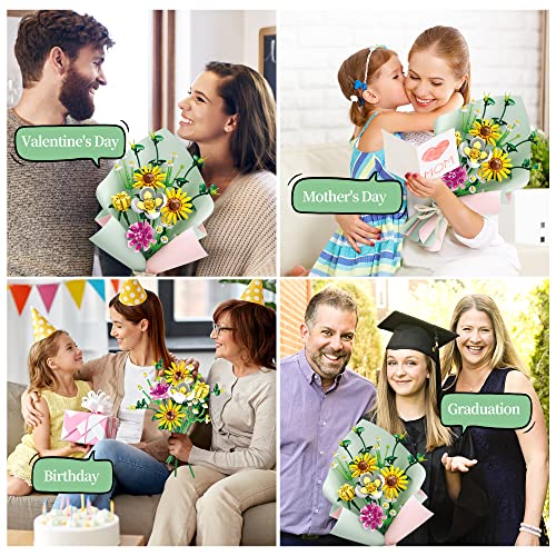 Artificial Flower Building Set for Home Décor