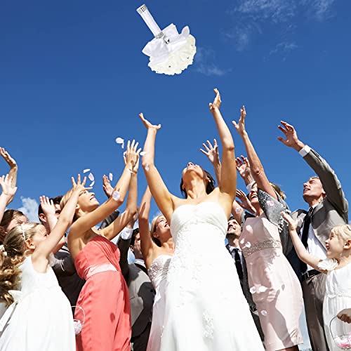 Crystal Diamond Foam Rose Bouquet for Weddings