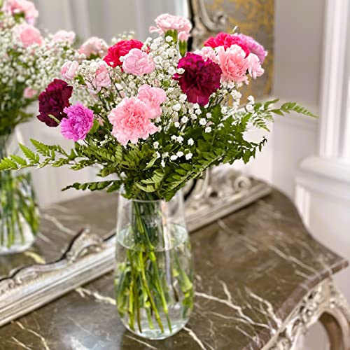 Pink Mixed Carnation Bouquet - Next Day Delivery