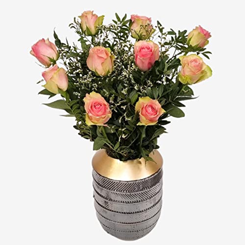 Fresh Pink Rose Bouquet for Celebrations