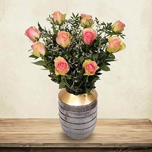 Fresh Pink Rose Bouquet for Celebrations