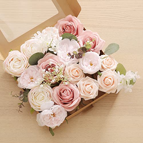Dusty Rose Artificial Wedding Flower Combo