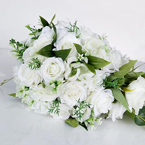 Cascading Artificial Flower Bride Bouquet for Weddings