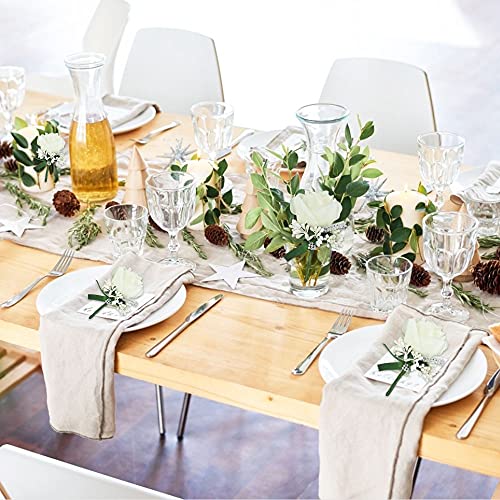 White Rose Boutonnieres for Wedding and Prom