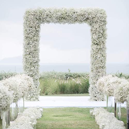 12-Piece White Artificial Gypsophila Flower Bouquets