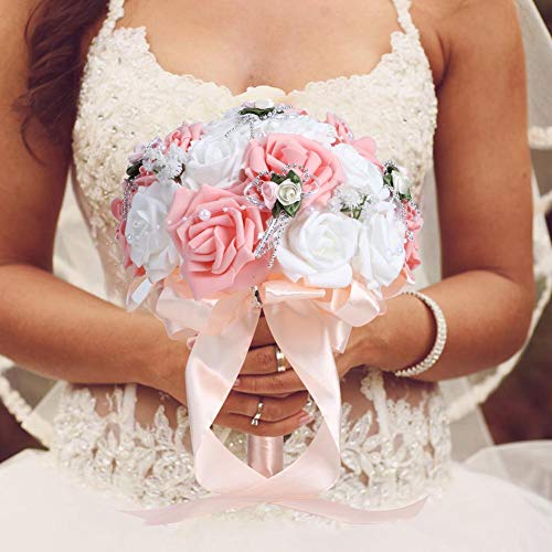 Pink Wedding Bouquet for Bride and Bridesmaids
