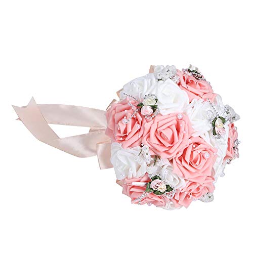 Pink Wedding Bouquet for Bride and Bridesmaids