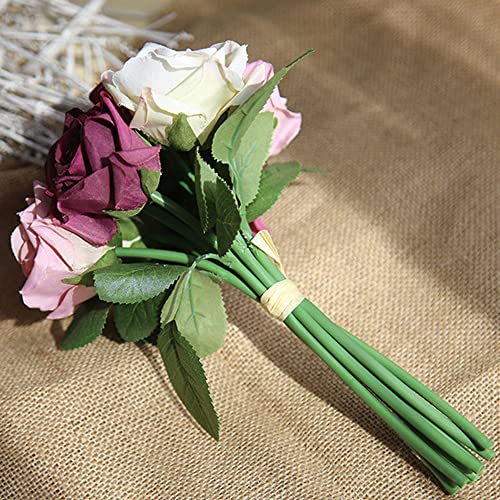 Silk Rose Bouquets for Weddings