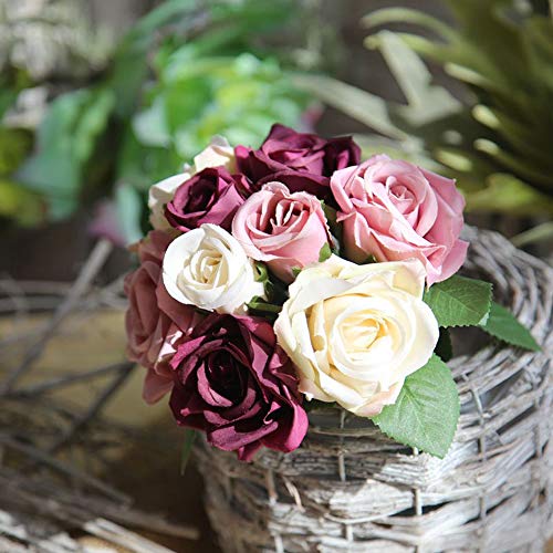 Silk Rose Bouquets for Weddings