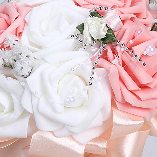 Pink Wedding Bouquet for Bride and Bridesmaids