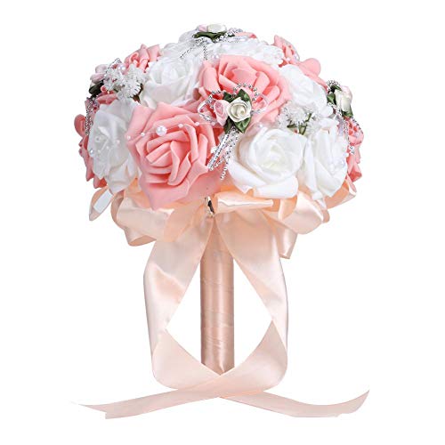 Pink Wedding Bouquet for Bride and Bridesmaids