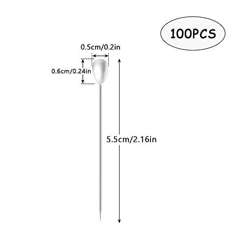 Teardrop Pearl Boutonniere Pins - 100pcs