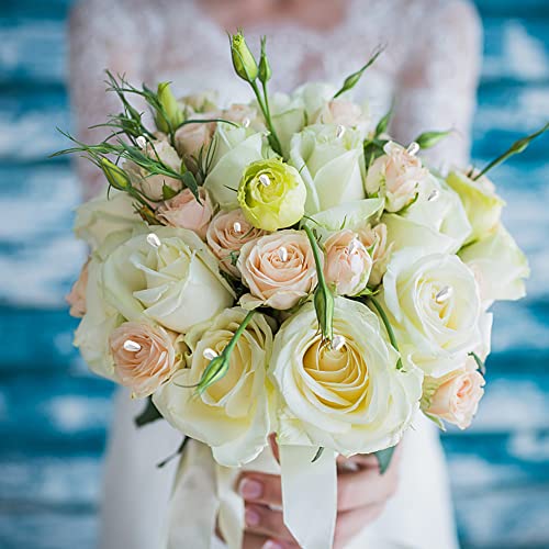 Teardrop Pearl Boutonniere Pins - 100pcs