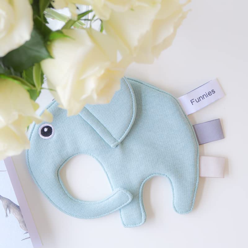 BloomPost Letterbox Gift - It´s a boy - Letterbox Baby Gift - Bouquet White Roses - Fresh Flowers Delivered - Next Day Free UK Delivery