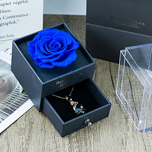 Preserved Rose Necklace - Perfect Gift