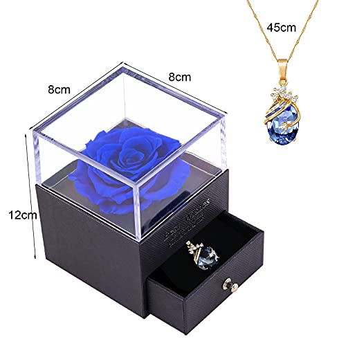 Preserved Rose Necklace - Perfect Gift