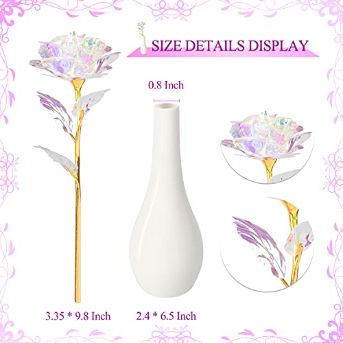 Luxury Rainbow Flower Bouquet with Vase