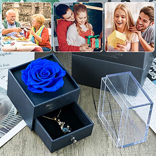 Preserved Rose Necklace - Perfect Gift