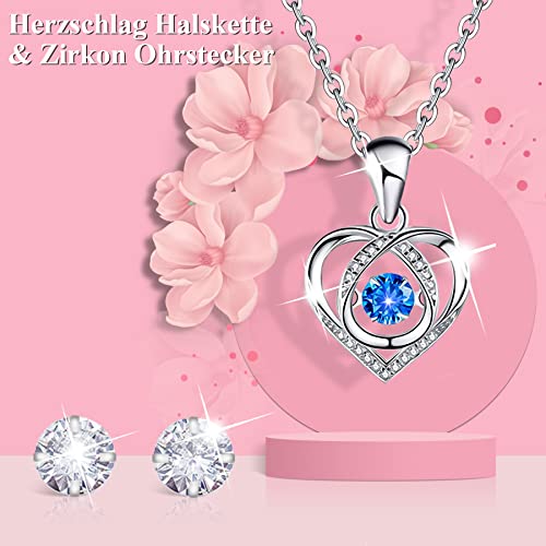 Eternal Red Rose Set with Jewelry - Romantic Gift