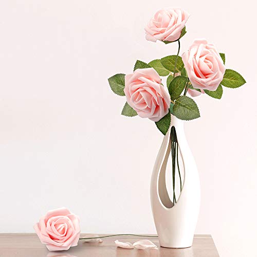 Blush Pink Artificial Roses for DIY Bouquets
